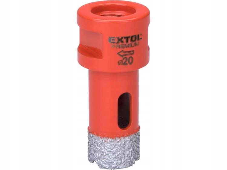 OTWORNICA DIAMENTOWA KORONKA WIERTŁO 20mm M14 DO GRESU PŁYTEK GLAZURY