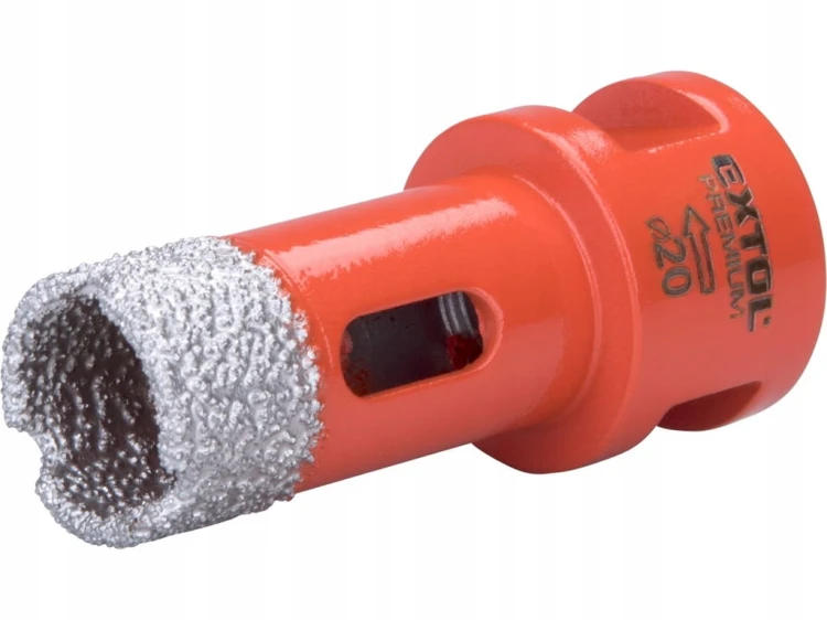 OTWORNICA DIAMENTOWA KORONKA WIERTŁO 20mm M14 DO GRESU PŁYTEK GLAZURY
