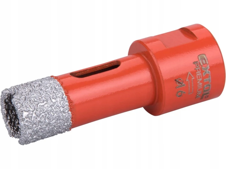 OTWORNICA DIAMENTOWA KORONKA WIERTŁO 16mm M14 DO GRESU PŁYTEK GLAZURY