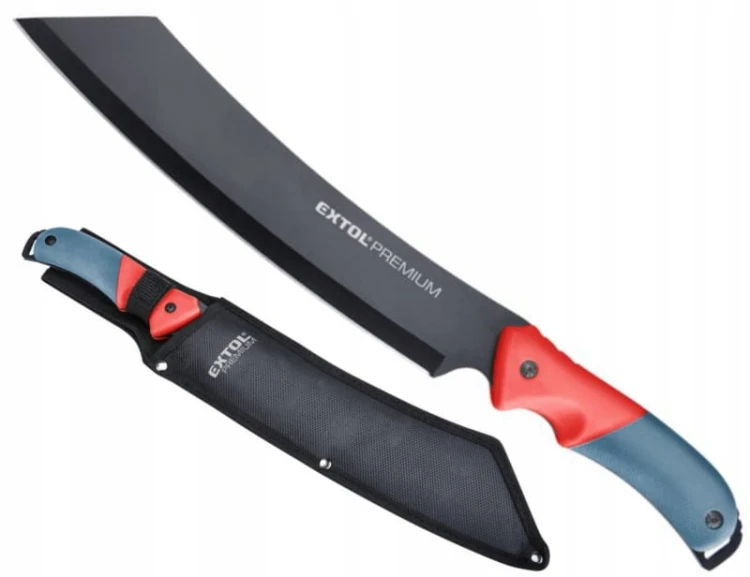 MACZETA 40cm SURVIVAL BUSCHCRAFT KARCZOWNIK OSTRA Z GABURĄ DO LASU NA RYBY