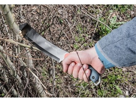MACZETA 40cm SURVIVAL BUSCHCRAFT KARCZOWNIK OSTRA Z GABURĄ DO LASU NA RYBY