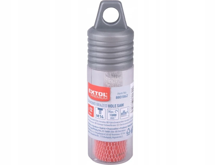 OTWORNICA DIAMENTOWA KORONKA WIERTŁO 12mm M14 DO GRESU PŁYTEK GLAZURY