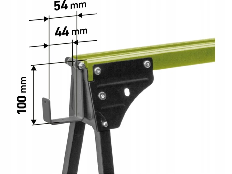 ZESTAW KOBYŁKI BUDOWLANE STOJAK KOZA KOZIOŁEK WARSZTATOWY 2 SZT 76cm 900kg