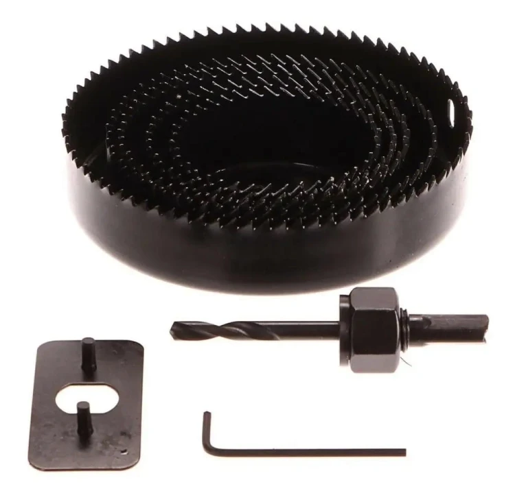 Zestaw otwornic do drewna płyt GK mebli EXTOL CRAFT 1807 64mm-127mm
