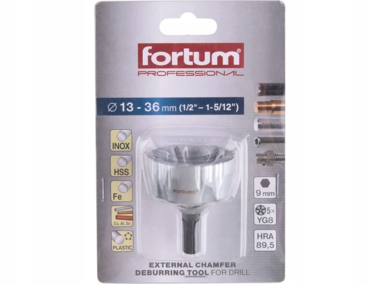 FORTUM Gratownik do prętów gwintowanych HSS 13-36 mm