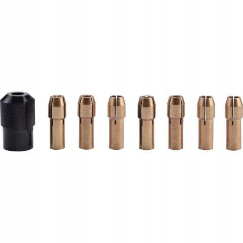 Tuleje zaciskowe do miniszlifierki 1mm - 3,2mm główka M8×0,75 DREMEL