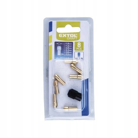 Tuleje zaciskowe do miniszlifierki 1mm - 3,2mm główka M8×0,75 DREMEL