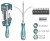 WKRĘTAK ELASTYCZNY 150mm z BITAMI Torx PH Płaskie