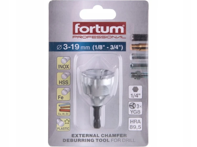 FORTUM Gratownik do prętów gwintowanych HSS 3-19 mm