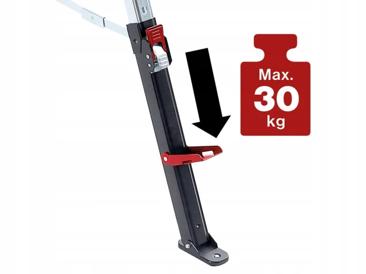 KOZIOŁEK KOBYŁKA PODPORA STOJAK BUDOWLANA 590kg 61,5-82cm SKŁADANA SOLIDNY