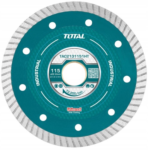 TARCZA DIAMENTOWA TURBO 115MM DO BETONU KOSTKI PŁYTEK GLAZURY SLIM CIENKA