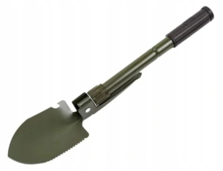 SAPERKA SKŁADANA WOJSKOWA kilof piła łopata nóż 4w1 survival + ETUI
