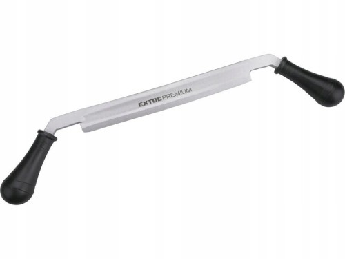 OŚNIK RĘCZNY strug do drewna PROSTY do korowania 25cm/48cm OSTRY GRUBA STAL