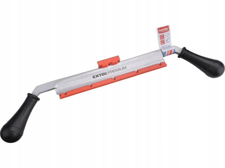 OŚNIK RĘCZNY strug do drewna PROSTY do korowania 25cm/48cm OSTRY GRUBA STAL