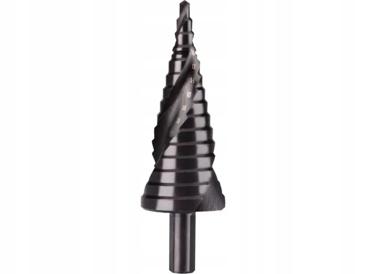 WIERTŁA STOPNIOWE DO METALU 3szt ZESTAW PUDEŁKO SPIRALNE 4-32mm MOCNE