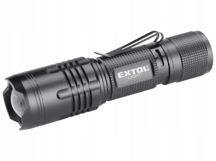 Kompaktowa latarka taktyczna kieszonkowa LED akumulatorowa 650mAH 5W 400 lm