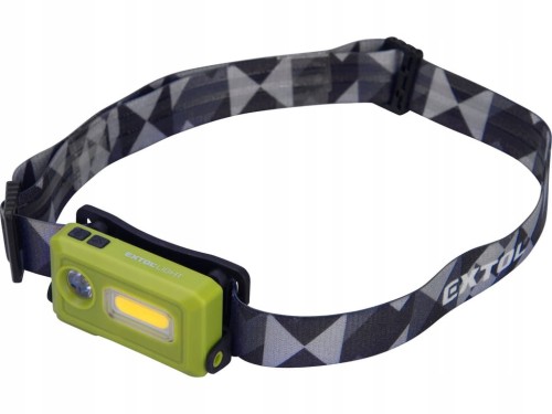 LATARKA CZOŁOWA LED MOCNA CZOŁÓWKA AKU + MAGNES 120+140lm IPX4 ultra lekka