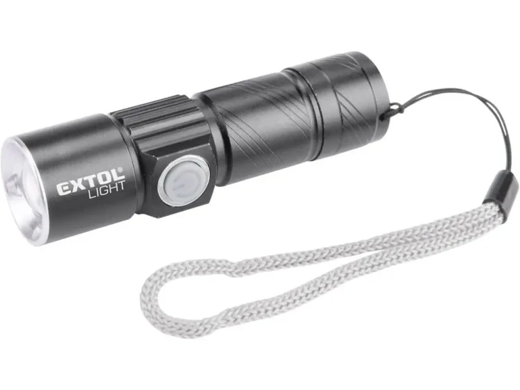 Kompaktowa latarka taktyczna mini mała LED akumulatorowa 450mAH 3W 150 lm