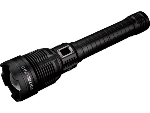 LATARKA SZPERACZ AKUMULATOROWA POWERBANK 8000lm OŚWIETLENIA LED ZOOM MOCNA