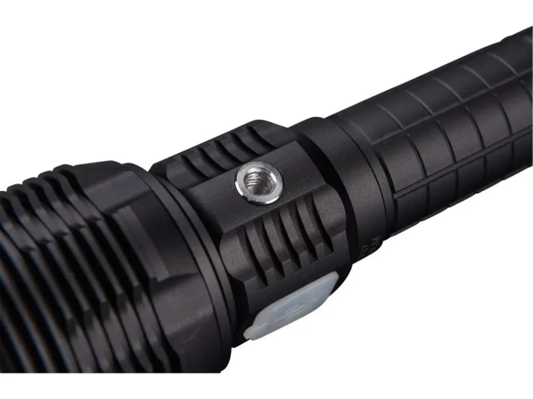 LATARKA SZPERACZ AKUMULATOROWA POWERBANK 8000lm OŚWIETLENIA LED ZOOM MOCNA