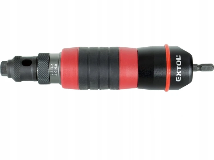 NITOWNICA ADAPTER DO NITÓW NA WKRĘTARKĘ 2,4-4,8mm WALIZKA i GŁOWICE ZESTAW