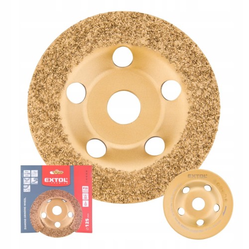 TARCZA DIAMENTOWA ŚCIERNICA 125MM P20 DO SZLIFOWANIA BETONU DREWNA GK GB