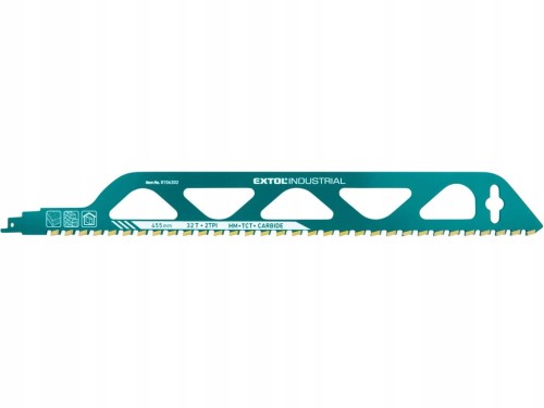 Brzeszczot Do Pily Szablastej Do Metalu 455mm 2 TPI Extol INDUSTRIAL