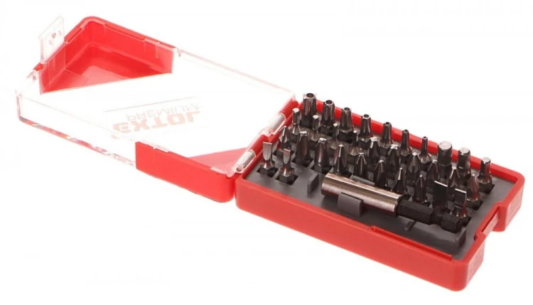 Zestaw Bitów Udarowych 33 szt. Uchwyt Magnetyczny SL PH PZ HEX TORX