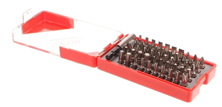 Zestaw Bitów Udarowych 51 szt. Magnetyczny Uchwyt PH PZ TORX HEX T