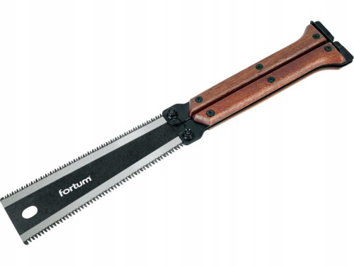 Piła ręczna do Drewna składana 300mm dwustronna kieszonkowa Survival