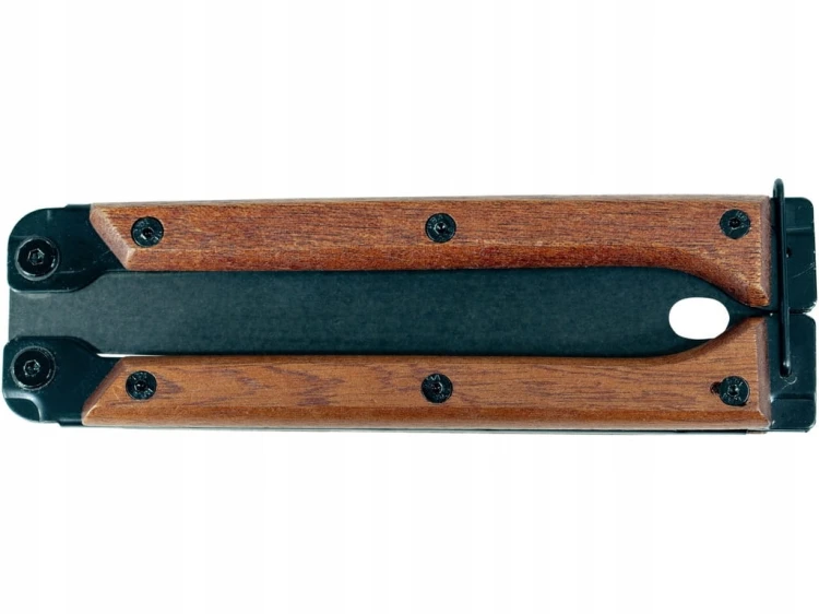 Piła ręczna do Drewna składana 300mm dwustronna kieszonkowa Survival