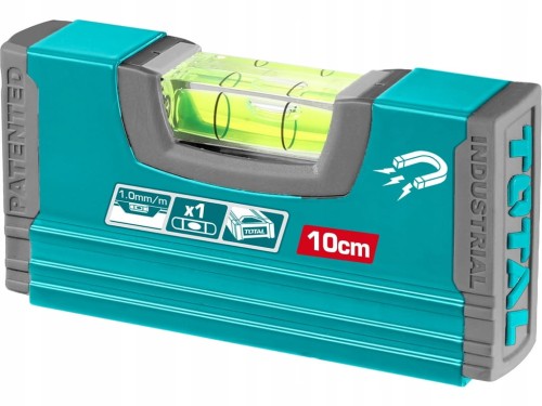 Poziomnica Libella magnetyczna 10cm MINI Aluminiowa kieszonkowa poręczna