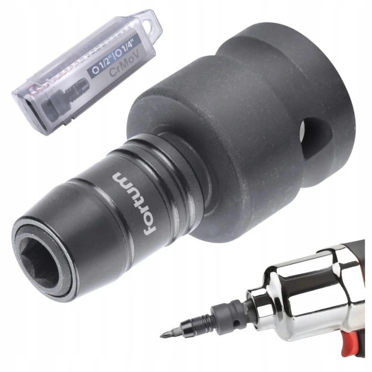 Adapter Do Klucza Udarowego 1/2 na 1/4 Przejściówka Kwadrat HEX