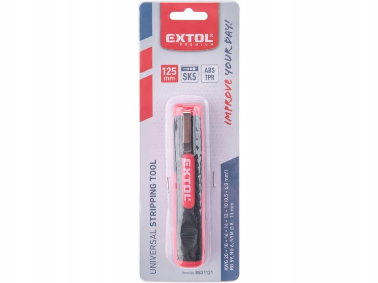 Ściągacz Izolacji 0,5 mm² - 6 mm² do Kabli EXTOL Premium