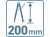 Cyrkiel Kreślarski Metalowy Z Blokadą Zakres 0-280 mm