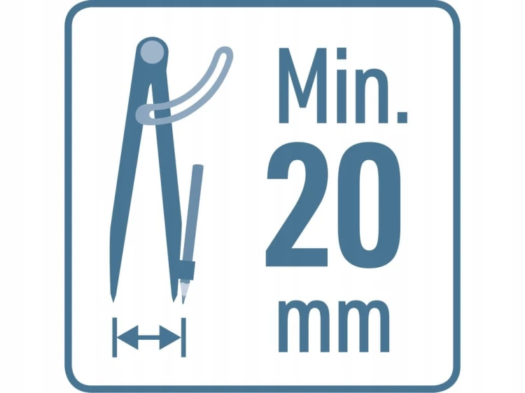 Cyrkiel Kreślarski Metalowy Z Blokadą Zakres 0-280 mm