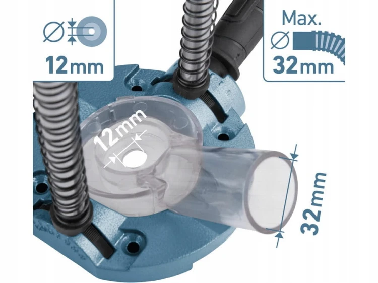 STOJAK NA WIERTARKĘ STATYW WIERTARSKI Z GŁOWICĄ 1-10mm METALOWY REGULOWANY