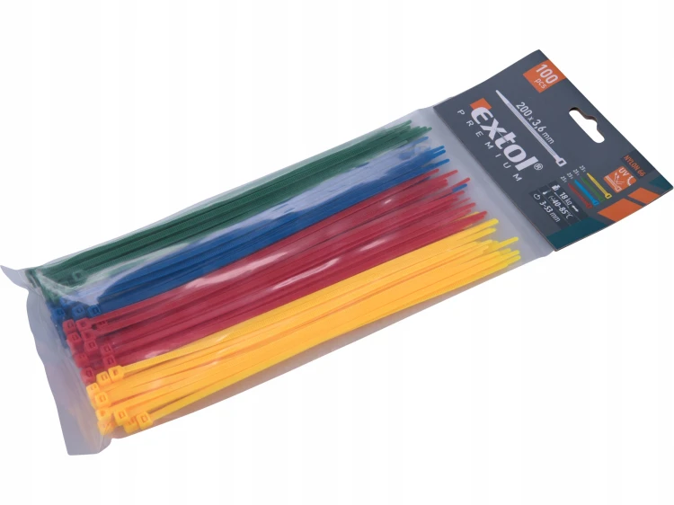 opaski-montazowe-extol-premium-mix-kolorow-200mm
