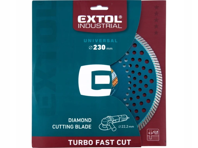 TARCZA DIAMENTOWA TURBO 230mm do CIĘCIA betonu zbrojonego krawężników