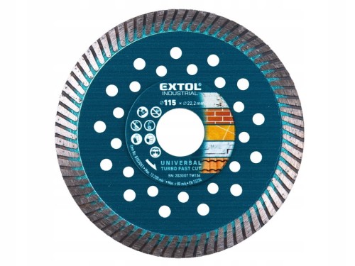 TARCZA DIAMENTOWA TURBO 115mm do ciecia żelbetu betonu kostki krawężników