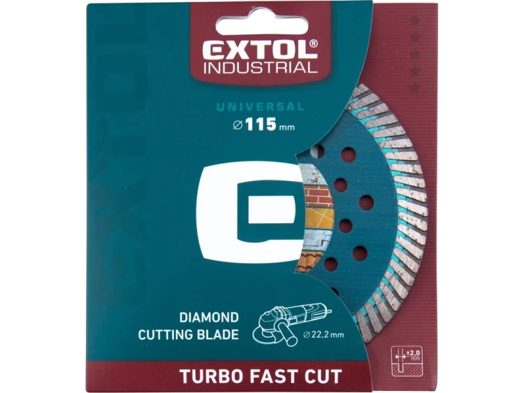 TARCZA DIAMENTOWA TURBO 115mm do ciecia żelbetu betonu kostki krawężników