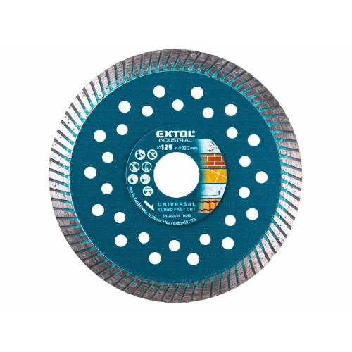 TARCZA DIAMENTOWA TURBO 125mm do ciecia żelbetu betonu kostki krawężników