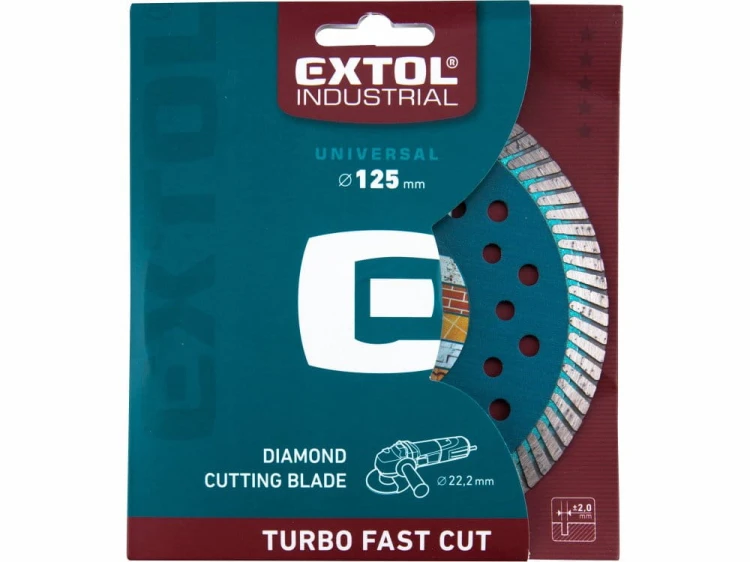 TARCZA DIAMENTOWA TURBO 125mm do ciecia żelbetu betonu kostki krawężników