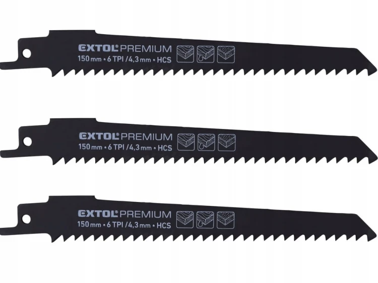 BRZESZCZOT DO PIŁY SZABLASTEJ LISICY DO DREWNA 150 mm 6TPI 3 szt