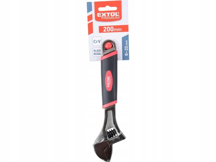 Klucz Nastawny Szwedzki do rur 200mm 0-22mm EXTOL PREMIUM 8816304