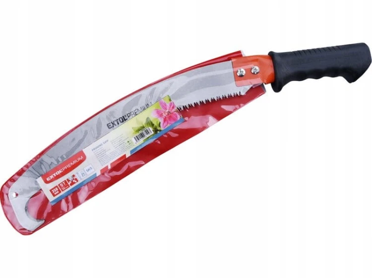 PIŁA RĘCZNA DO GAŁĘZI DREWNA NA KIJ Z HAKIEM PIŁKA 350mm SK5 5T
