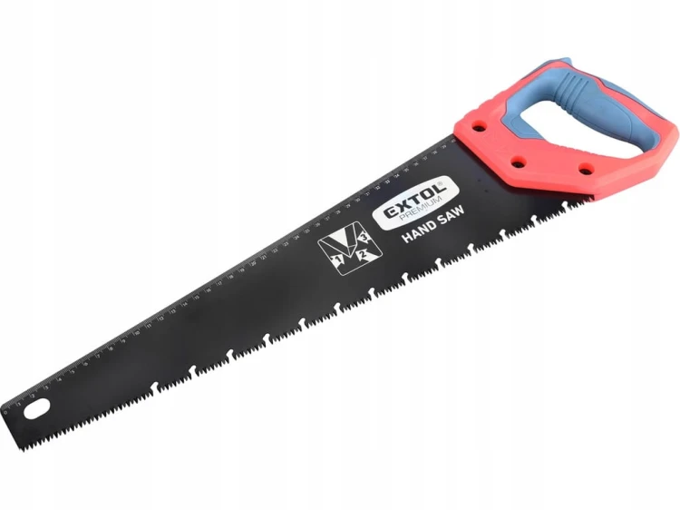 PIŁA RĘCZNA DO DREWNA PŁATNICA TEFOLNOWA 450mm 9 TPI Extol Premium
