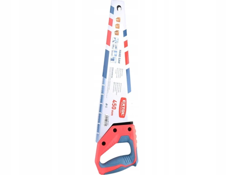 PIŁA RĘCZNA DO DREWNA PŁATNICA TEFOLNOWA 450mm 9 TPI Extol Premium
