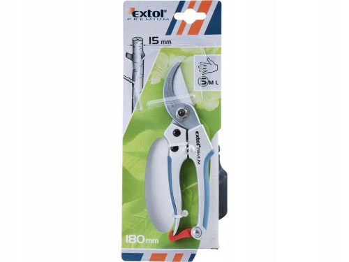 SEKATOR OGRODOWY NOŻYCE DO KWIATÓW 200mm MOCNE DO GAŁĘZI MAX 15MM STAL INOX
