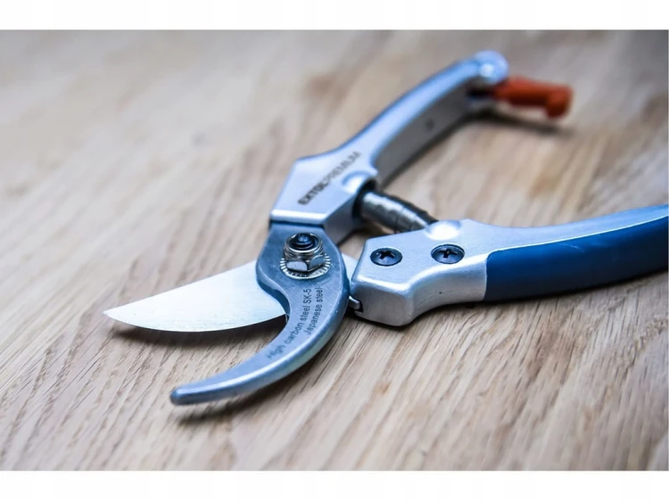 SEKATOR OGRODOWY NOŻYCE DO KWIATÓW 200mm MOCNE DO GAŁĘZI MAX 15MM STAL INOX